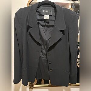 Chanel black blazer size 0/2 excellent vintage condition 100% authentic